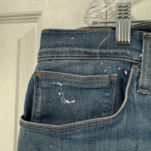 Hudson Men’s NWT Zane Reflex White paint splatter Skinny Leg Jeans size 42 - Picture 7 of 14